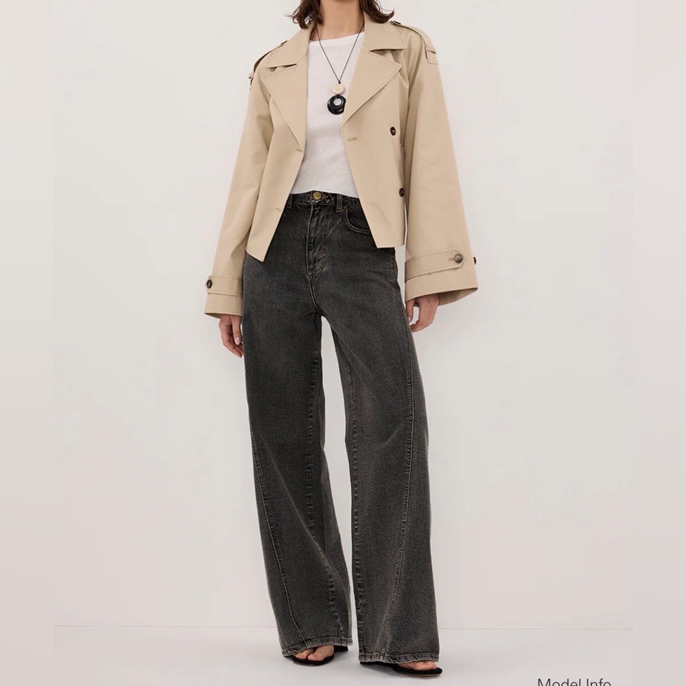 DISSH Black Wide-Leg Jeans